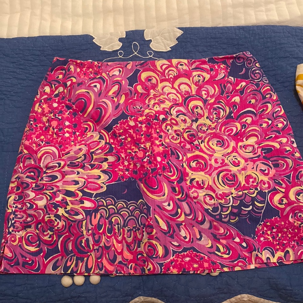 Lilly peony skort